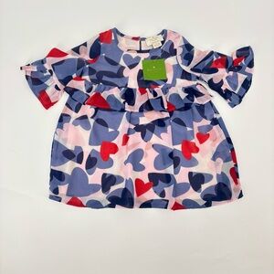 Kate Spade Toddlers 2T Confetti Hearts Dress